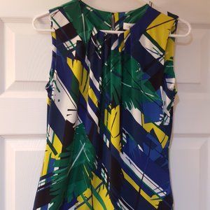 Calvin Klein multicolor sleeveless shell top